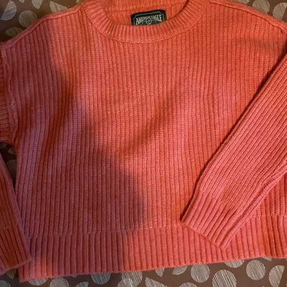 AMERICAN EAGLE Orange Crop Sweater - Picture 1 of 2